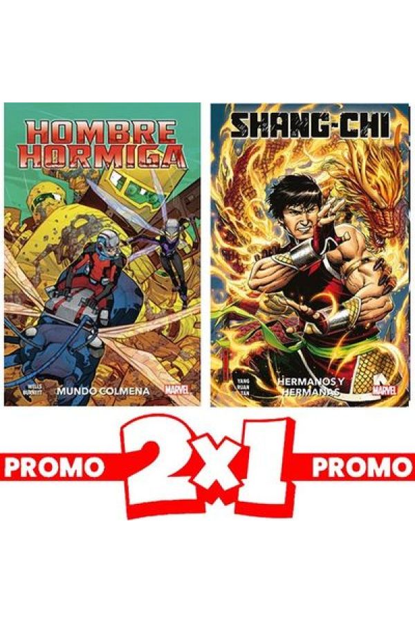 2X1 HOMBRE HORMIGA. MUNDO COLMENA + SHANG-CHI 1