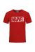 CAMISETA LOGO MARVEL ROJA