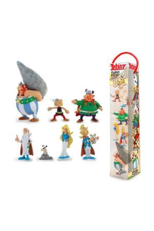 FIGURA ASTERIX TUBO VARIOS PERSONAJES