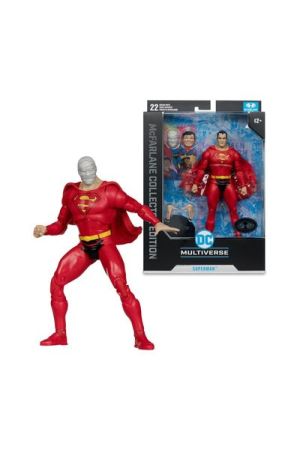 FIGURA MCFARLANE COLLECTOR EDITION  DC MULTIVERSE SUPERMAN ROJO