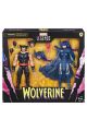 FIGURA WOLVERINE & LADY PSYLOCKE SET 2 X-MEN MARVEL LEGEND SERIES